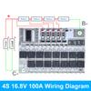 3s/4s/5s BMS 12V 16.8V 21V 100A Li-Ionen LMO Ternäres Lithium-Akku-Schutzschaltungsplatine Li-Polymer Ausgleichsladungsmodul
