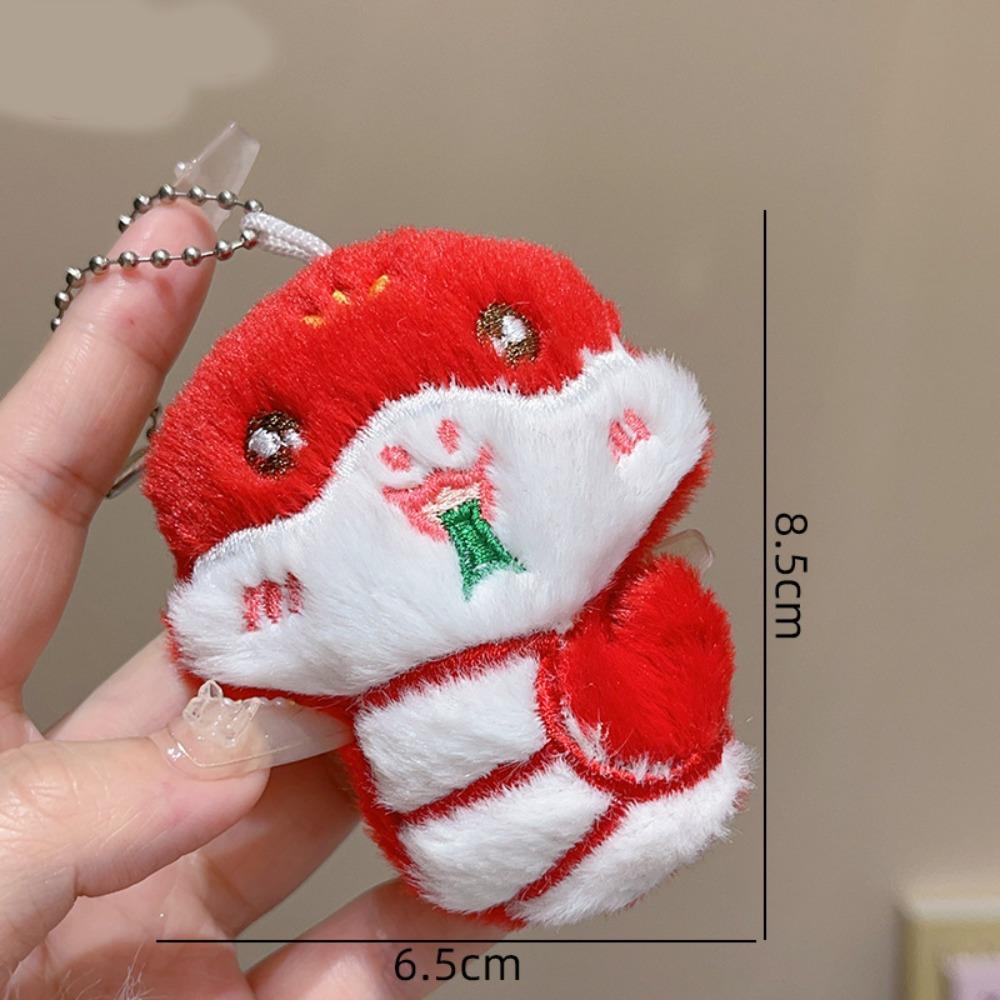 Hairpin New Year Pendant Red Hairband Plush Snake Year Headband Cute New Year Headdress  Prom Props
