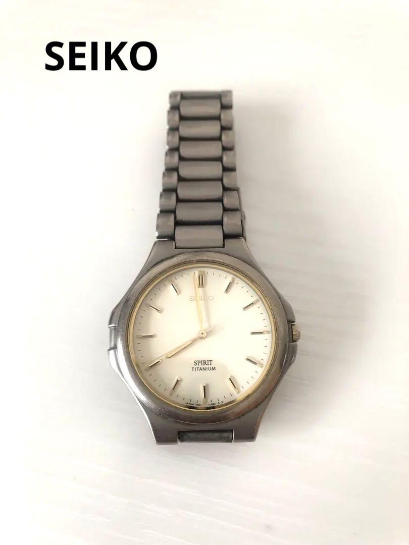 

[USED] Seiko Men s Spirits Titanium Watch 7N01-7100