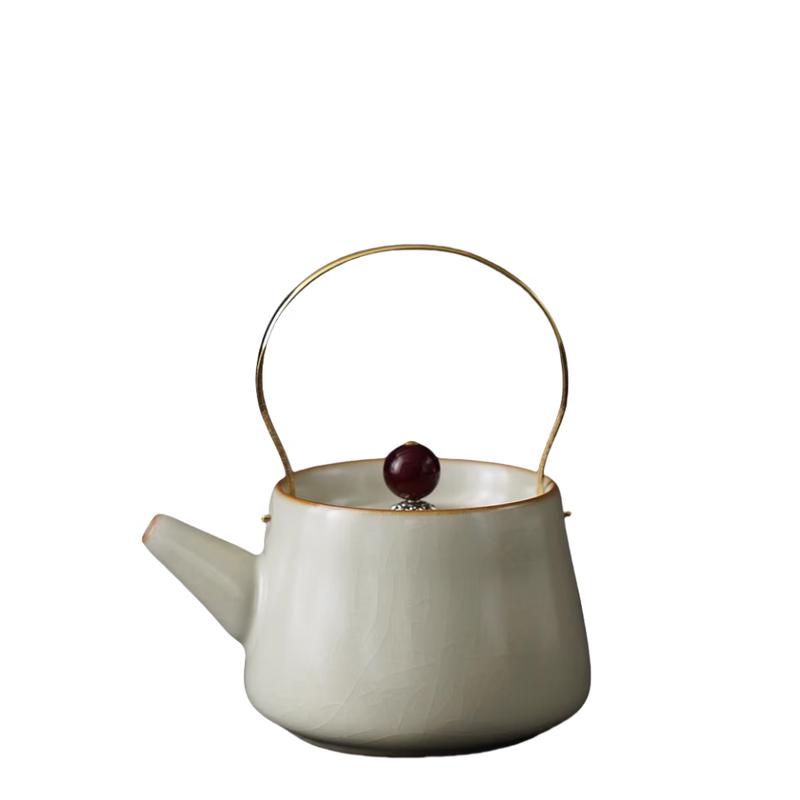 Lainuo Ru Kiln Teapot & Tray 10-Piece Tea Set