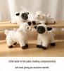 Adorable White Sheep Plush Toy - Standing & Lying Poses - Perfect for Children's Gifts & Desktop Decor