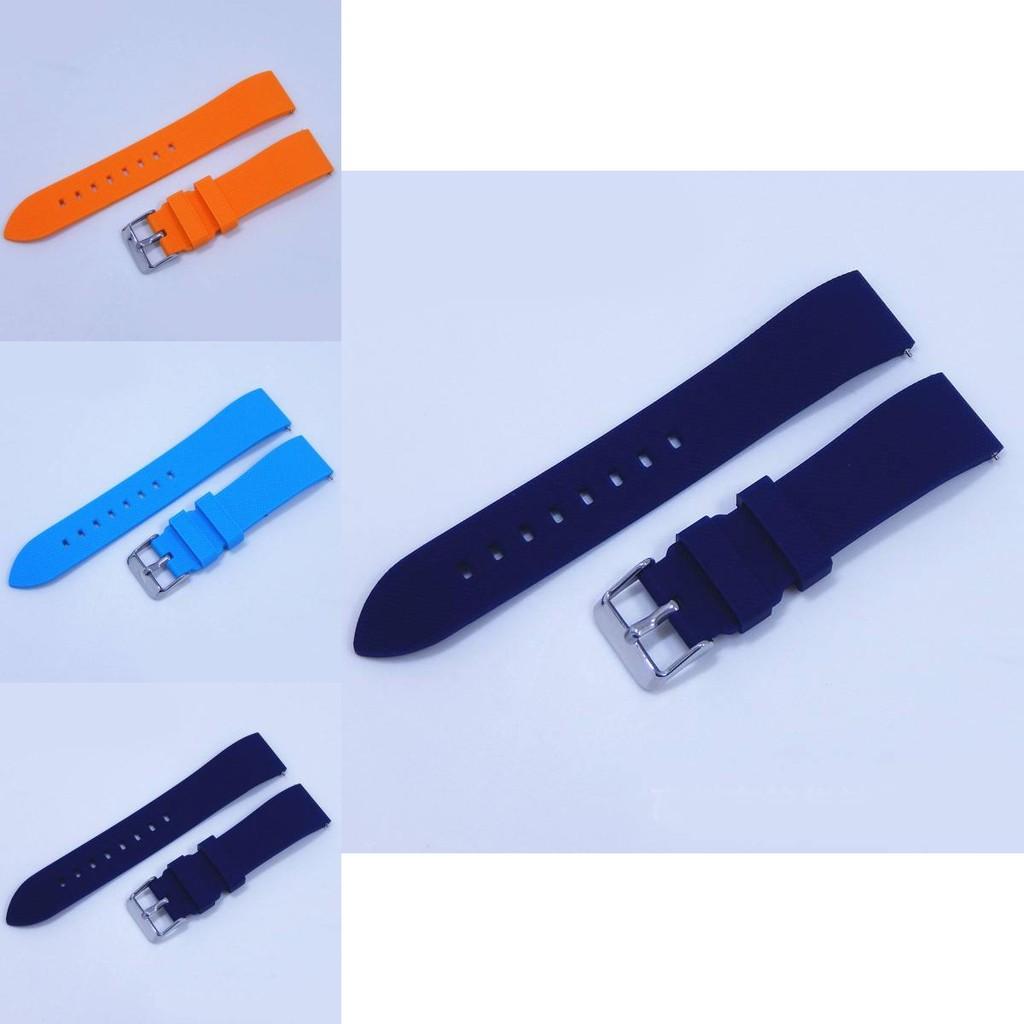 Silicone Sports Watch Band 20mm Waterproof Quick Release For Men Women Fitness Accessories