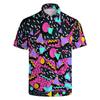 2026 Summer Hot Selling Retro Collar Shirt Street Short Sleeve Top Men's Breathable Button T-shirt