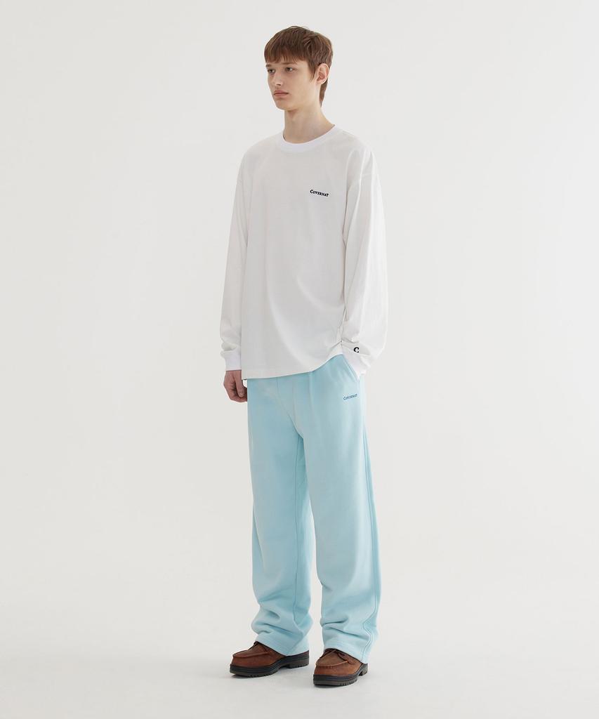 COVERNAT Semi-Wide Authentic Sweatpants Sky Blue