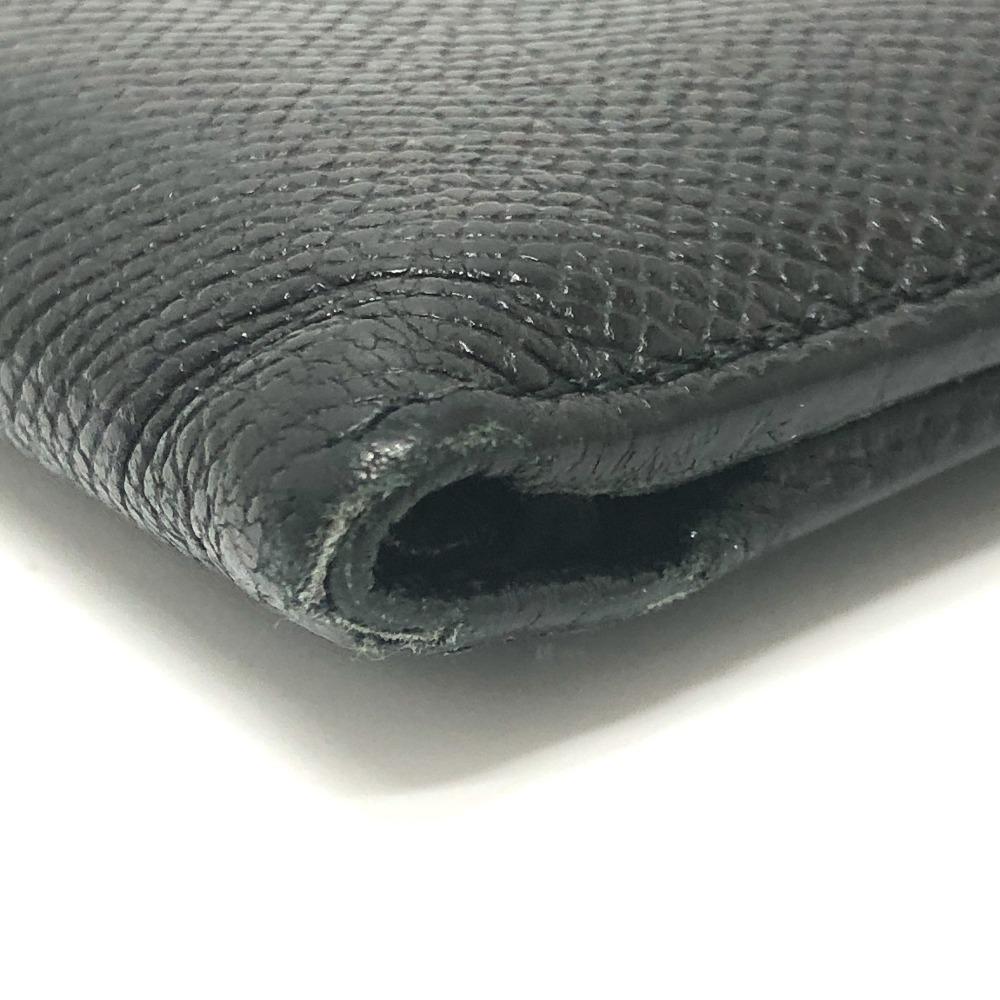 BVLGARI logo Short wallet, Wallet, Compact wallet Folded wallet  Black