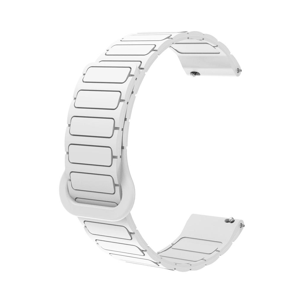 Bracelet de montre magnétique en silicone en forme de I pour Huawei GT2/GT3/GT4/GT5 et Huami Xiaomi S4