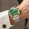 OLEVS Men's Mechanical Automatic Waterproof Luminous Date Stainless Steel Gift Watch