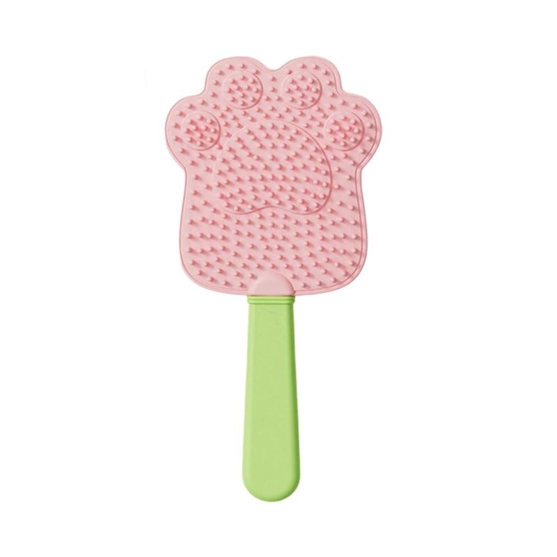 

Двусторонняя щетка для ухода за кошками, функция вычесывания и массажа в форме когтей медведя, для комфорта и счастья питомца