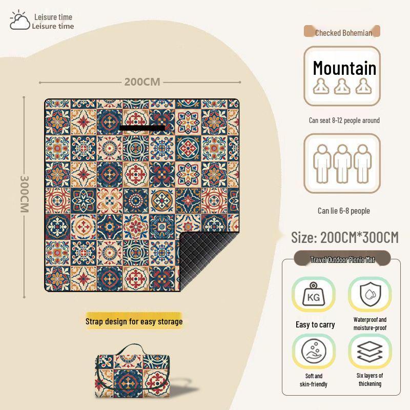 Waterproof Extra-Thick Outdoor Picnic and Camping Mat