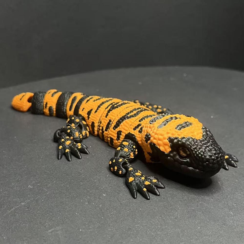 1D Printed Realistic Lizard Multi-articulated for Desk Decoration Home Accessories Kids Gift