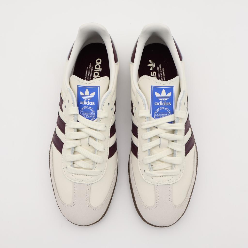 JR2659 Adidas Originals Samba OG Off White Maroon Gum (Men's)
