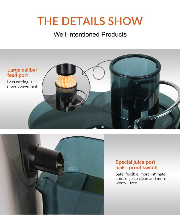 Electric Orange Juicer & Pulp Separator: Fresh Juice Extractor for Fruits