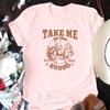 Cowboy Rodeo Graphic Tees Women Vintage Country Music Tshirt Cowgirl Cute Funny Western Tshirts Outfits Female Retro Shirt Tops