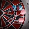 CyeeLife Soft Tip Dartboard Professional Set, Includes 6 Dart Boards with Arrows, 6 Flights, 30 Tips, 1 Throw Line, and 2 Board Stands