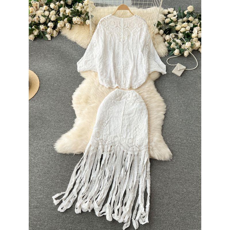 Bohemia Vacation Style Heavy Industry Tassel Half Body Embroider
