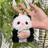 PP Cotton Plush Panda Doll Keychain Jewelry Stuffed Animal Pendant  Car Key Accessories