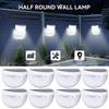 2/4/8 Pcs Solar Fence Light Outdoor Lighting Wall Lamps Garden Energy Light Festoon Decoration LED For Garden Step Patio Stairs