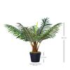 60cm Artificial Palm Tree Fake Plant in Pot - White