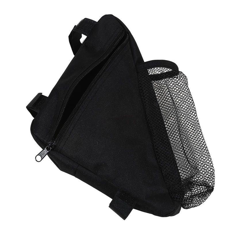 

Bicycle Triangle Frame Front Tube Mesh Storage Pouch Cycling Tool Pack Bike Mount Organizer Riding Classification Accessory 1PC чорний