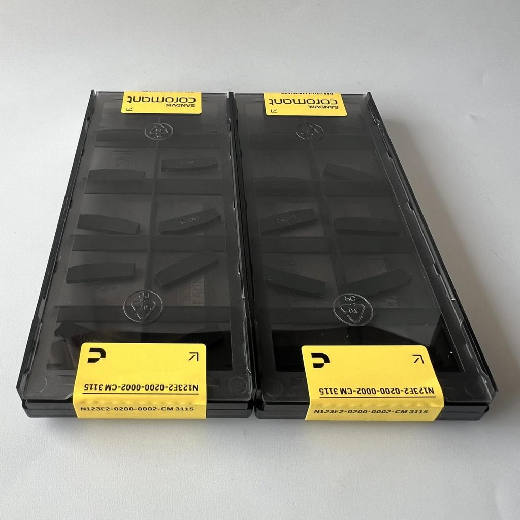 SANDVIK / N123E2-0200-0002-CM 3115 / Original Swedish hard alloy blade 10 Pcs