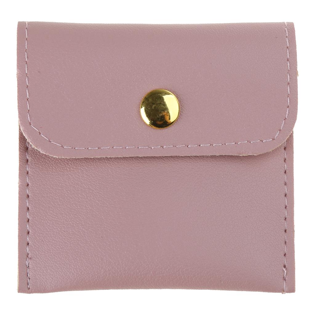 Versatile Jewelry Case Portable Storage Bag for Necklaces/Earrings/Rings/Bracelet Snap Button Closure Jewelry Pouch