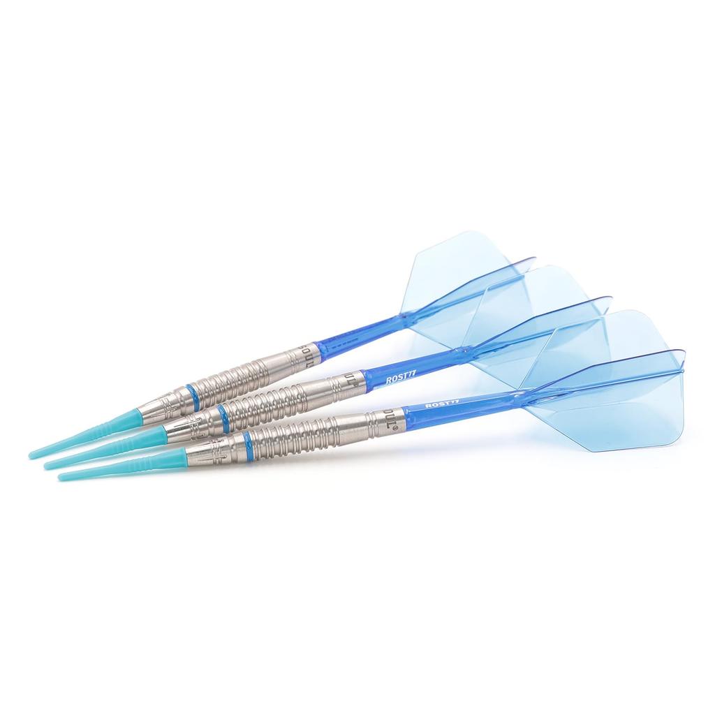 Cuesoul FESTIVAL Series Tungsten Darts OTO Small Thread 19g Blue Soft Tip Barrel 90% Set, Tip, (CSDP-BS116-M1)