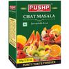 Pushp Chat Masala Würzmischung, würzig und pikant, für Obst, Snacks, Salate und Chaats, authentischer Geschmacksverstärker, 50g x Packung 1