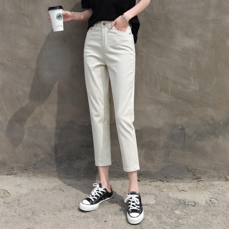 Women s High Waist Slimming Straight-Leg Jeans with Velvet Lining 29