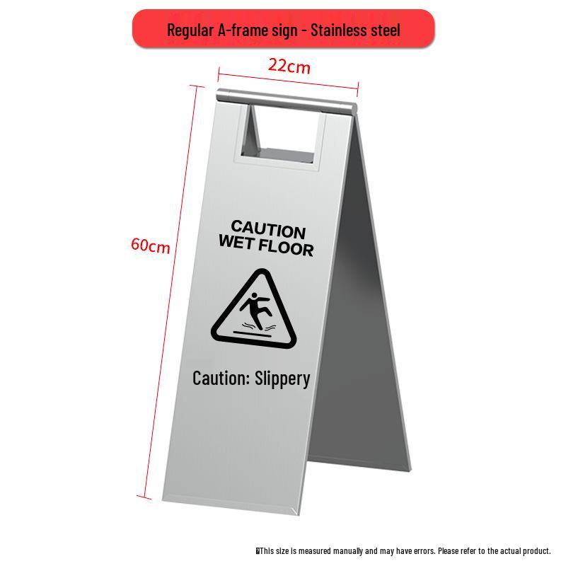 Standard A-frame Signs: Hotel, Commercial, Hospital, Warning, Toilet, Caution Steps, Slippery