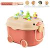 Children's Large Capacity Plastic Storage Box for Toys, Snacks, and Baby Clothes