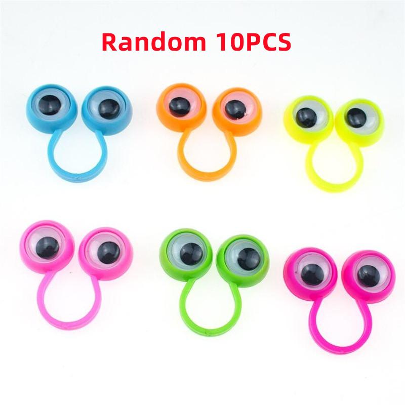 

Glasses Rings Funny Shaking Balls Finger Puppets Plastic Rings Party Gifts Children S Toys Practical Jokes Games Gifts Birthdays