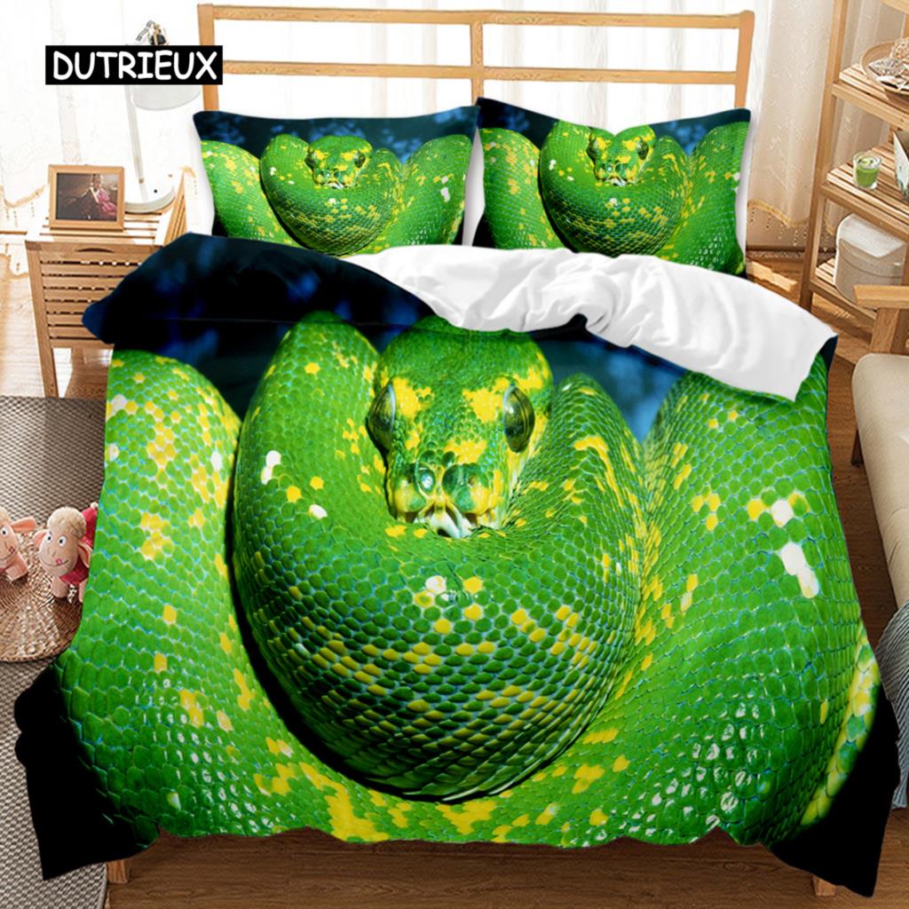 Snake Bedding Set Duvet Cover Set 3d Bedding Digital Printing Bed Linen Queen Size Bedding Set Fashion Design