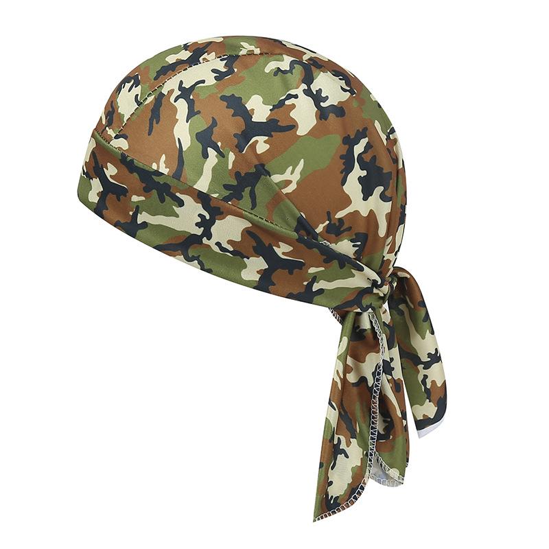 Mountain Bike Pirate Bandana: Sun Protection & Sweat Absorption Hat for Cycling
