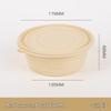 Biodegradable Corn Starch Disposable Round Takeaway Containers