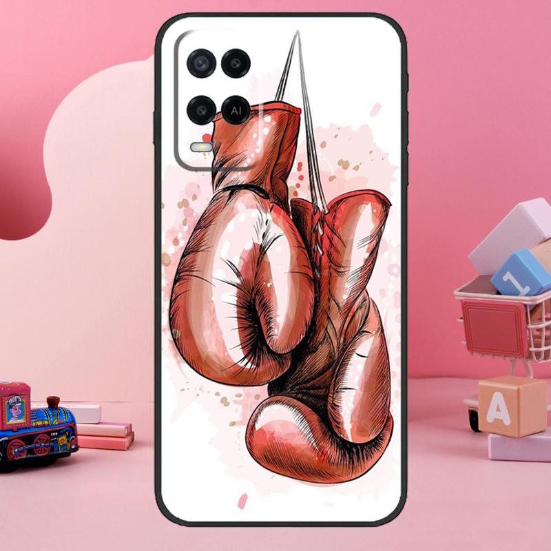

Boxing Gloves Case For Oppo A78 A38 A18 A98 A58 A60 A80 A40 A96 A76 A16 A94 A74 A54 A15 A17 A57 A77 A5 Pro OPPO A58 4G
