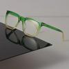 Minimalist Luxury Transparent Glasses Cool Square Frame Eyeglass Women Men Cool Clear Lens Frame Glasses