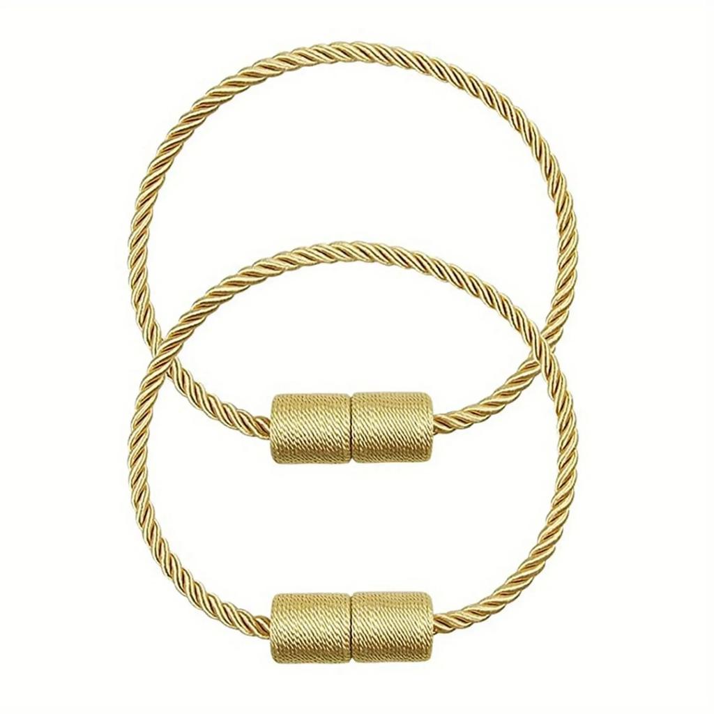 1Pc Columnar Curtain Rope Tiebacks Magnetic Hanging Ball Curtains Holdbacks Buckle Clasp Curtain Holder Clip Accesorios Cortinas