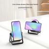 Multifunction 4 IN 1 Wireless Induction Audio Bluetooth Speaker, 360° Rotation Stand with LED-Universal Speaker Stands