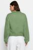 Women's Fashionable Stylish Sweater Orange Wide Fit Soft Textured Hair Braided Knitwear Sweater