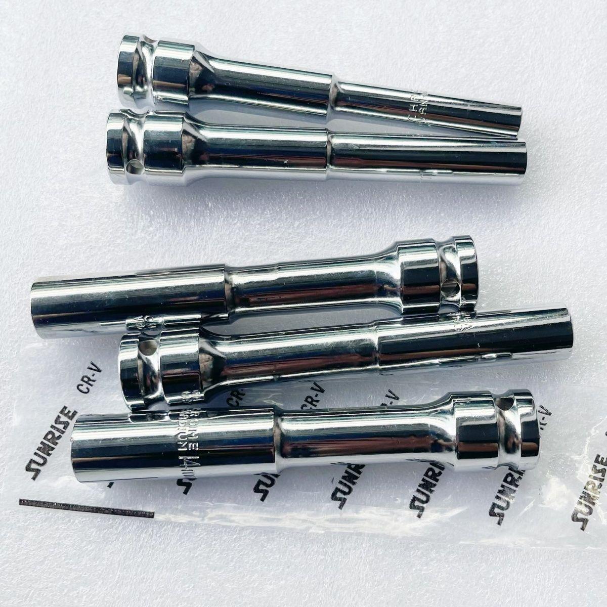 Extra Long Thin-Walled 1/2 Drive Air Gun Hex Socket Set (8/10/14mm) Air Impact Inner Hex Wrench - 8mm