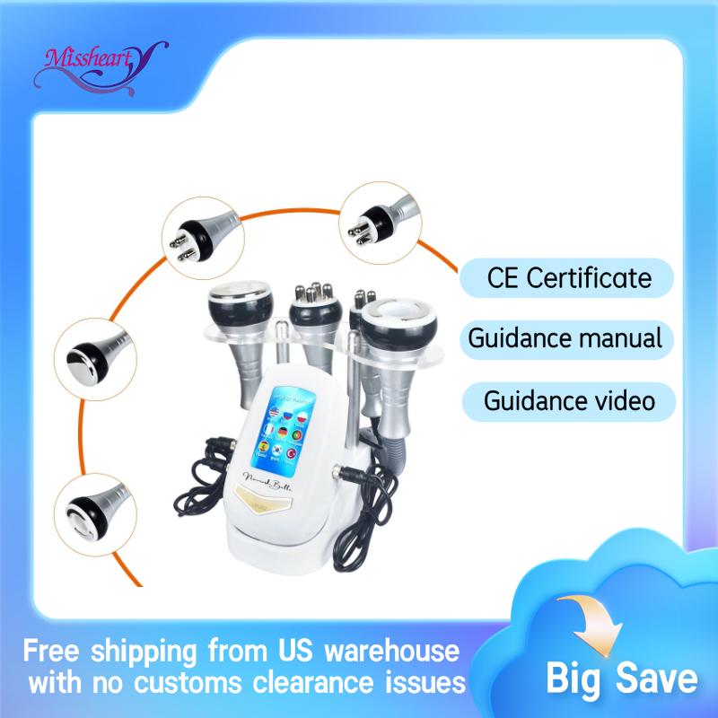 Macchina Dimagrante Corpo Cavitazione 4In1 40K Massaggiatore Bellezza Rassodamento Pelle Lifting Viso Aspirazione Sottovuoto