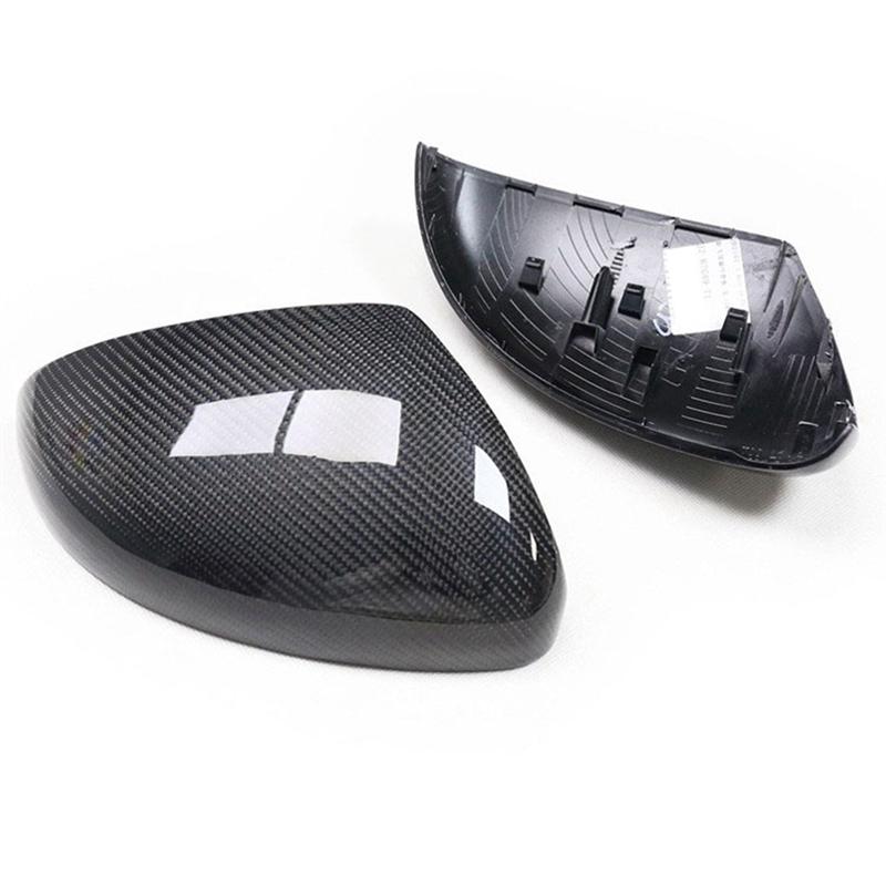 Car Rear Mirror Cover Cap Carbon Fiber Pattern For Honda Fit - Jazz GR9 Rearview Side Mirror Cover-A87Q