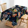 Paisley Flower Drawing Washable TableCloth for Wedding Party Dining Banquet Decoration Luxuriou Table Table Protector Cloth