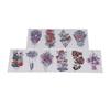 20pcs Temporary Tattoos Stickers Waterproof Long Lasting Flower Fake Tattoo for Women