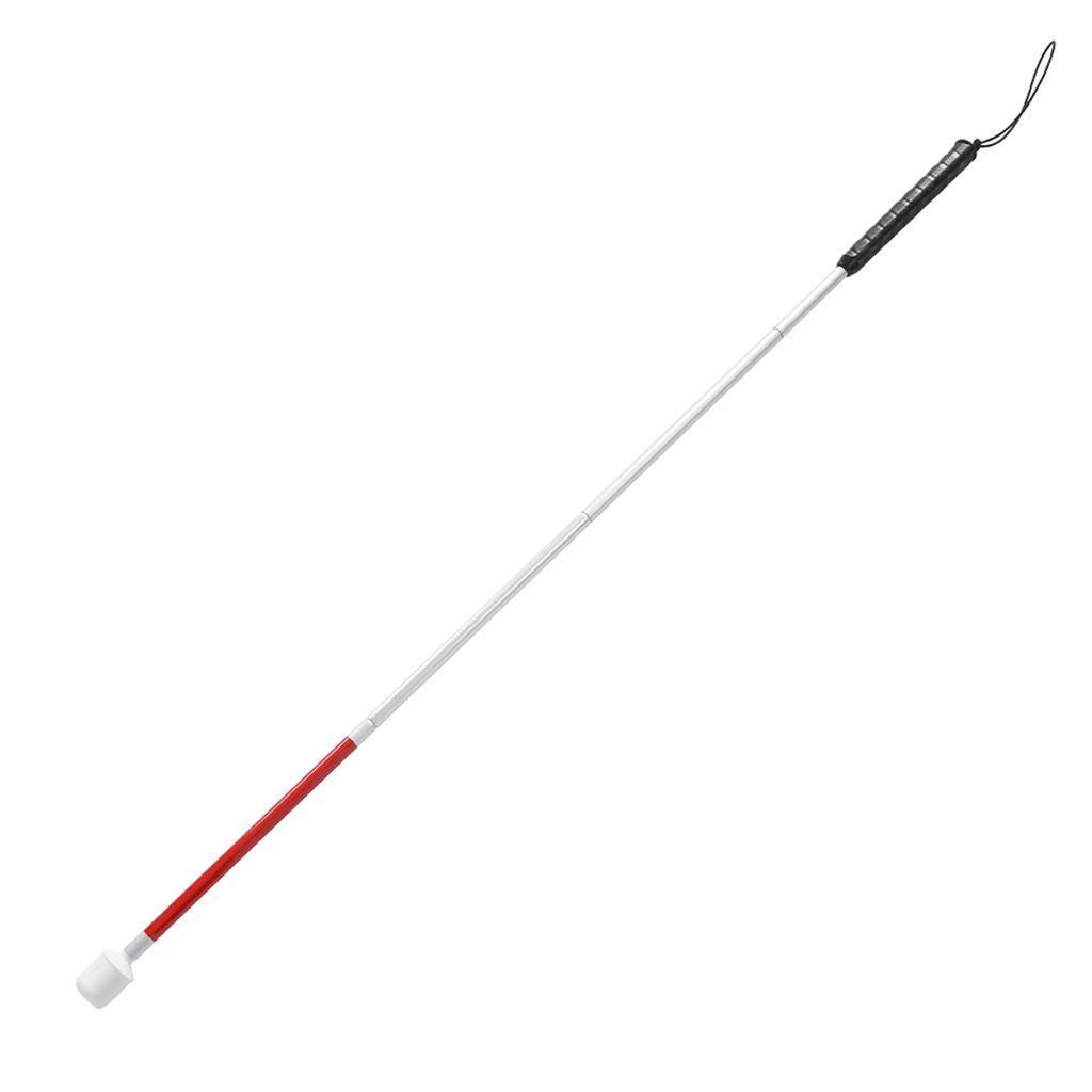 Folding Foldable Reflective Cane Crutch Portable Anti Shock Guide Walking Stick Blind People