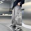 Boys Big Kids Casual Straight Wide Leg Cargo Long Pants