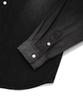 WACKY WILLY Washed Denim Long Sleeve Shirt Black