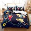 Cool INXS Bedding Set Duvet Cover + 2 Pillowcases Australian New Wave Rock Michael Hutchence Vintage 80s Bedroom Decor