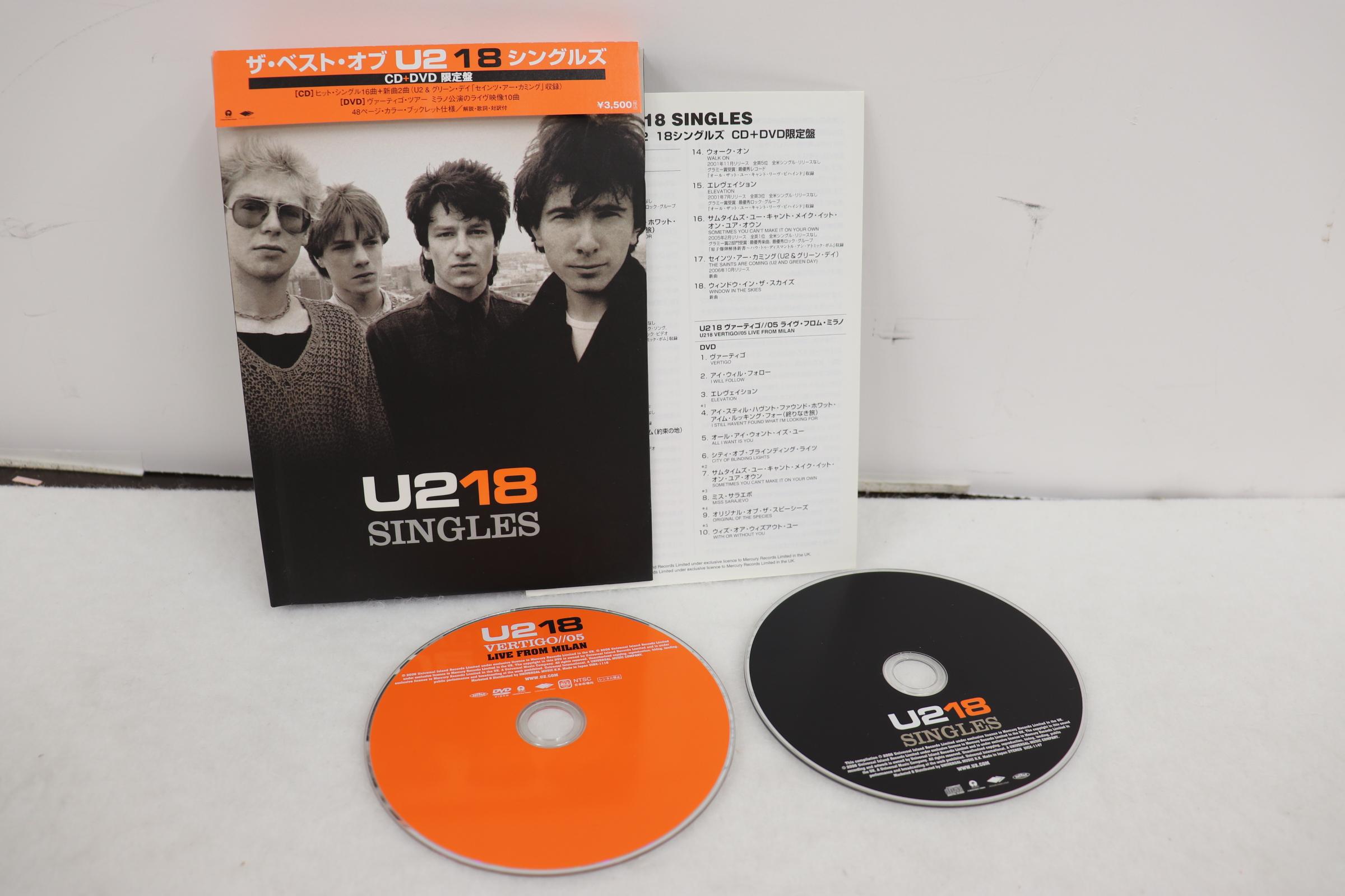 

CD U2 - 18 Синглов UICI9015 Universal Music 2006 Япония Рок Б/у