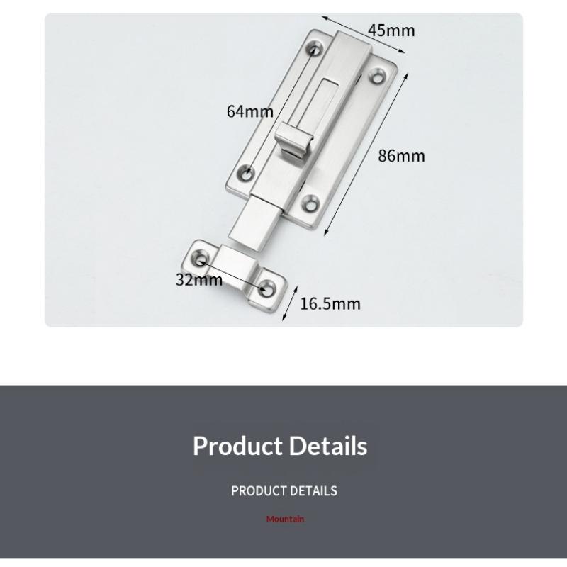 בריח קפיצי עצמי אלסטי בריח אבטחה בריח קפיצי נגד גניבה צירי ארון מנירוסטה אספקת ריהוט חומרה